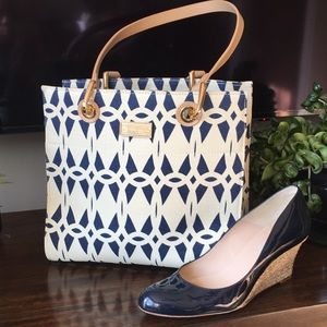 Spartina 449 four pocket linen purse